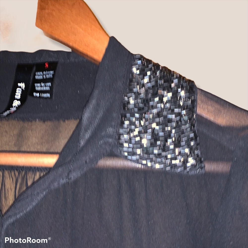 Sheer Button Up - image 3